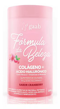 Gaab Fórmula da Beleza Colágeno Ácido Hialurônico - 1 Unidade (200g)