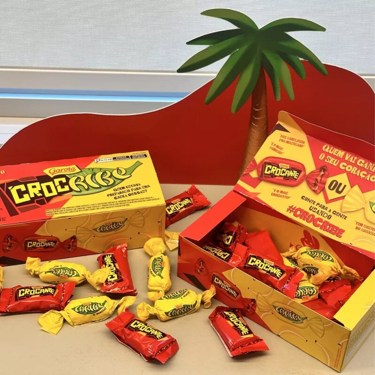 Garoto Bombom Crocribe Chocolate Crocante e Caribe (215,2g)