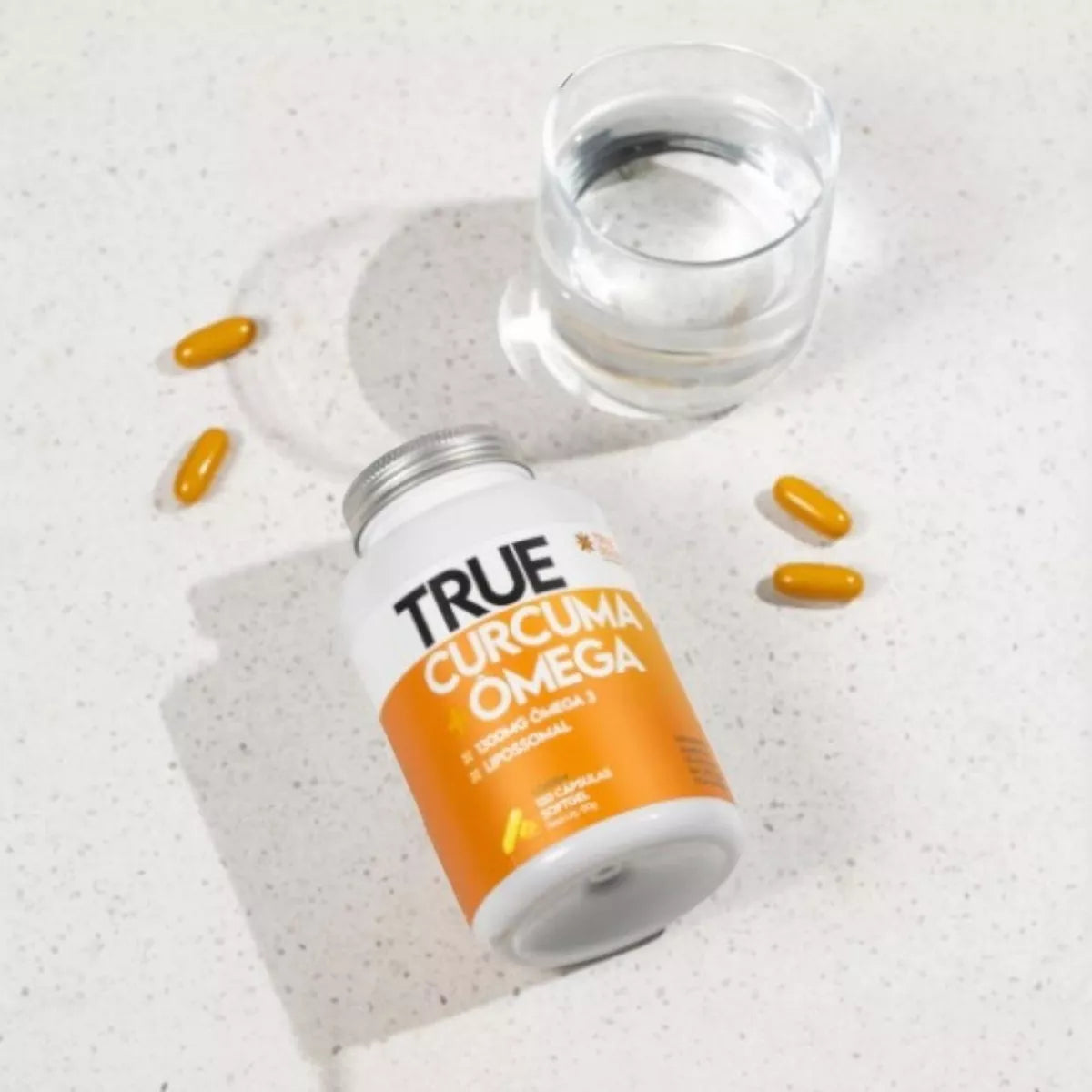 True Curcuma + Ômega True Source 120 Cápsulas (90g)