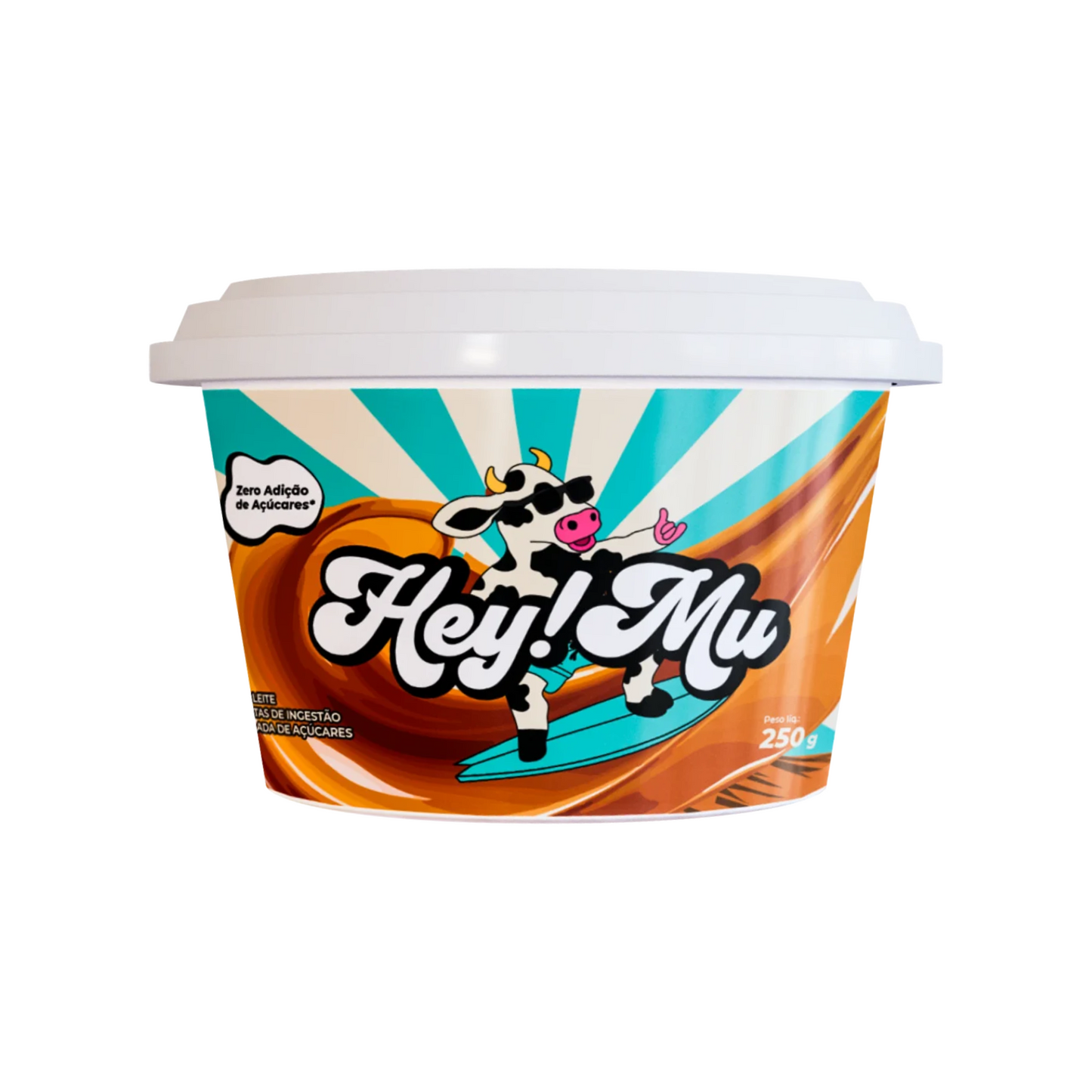 Hey! Mu Doce de Leite Zero Açúcar Original (250g)
