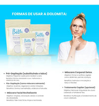 Dolomita Corporal/Facial Pré/pós-depilação 800g