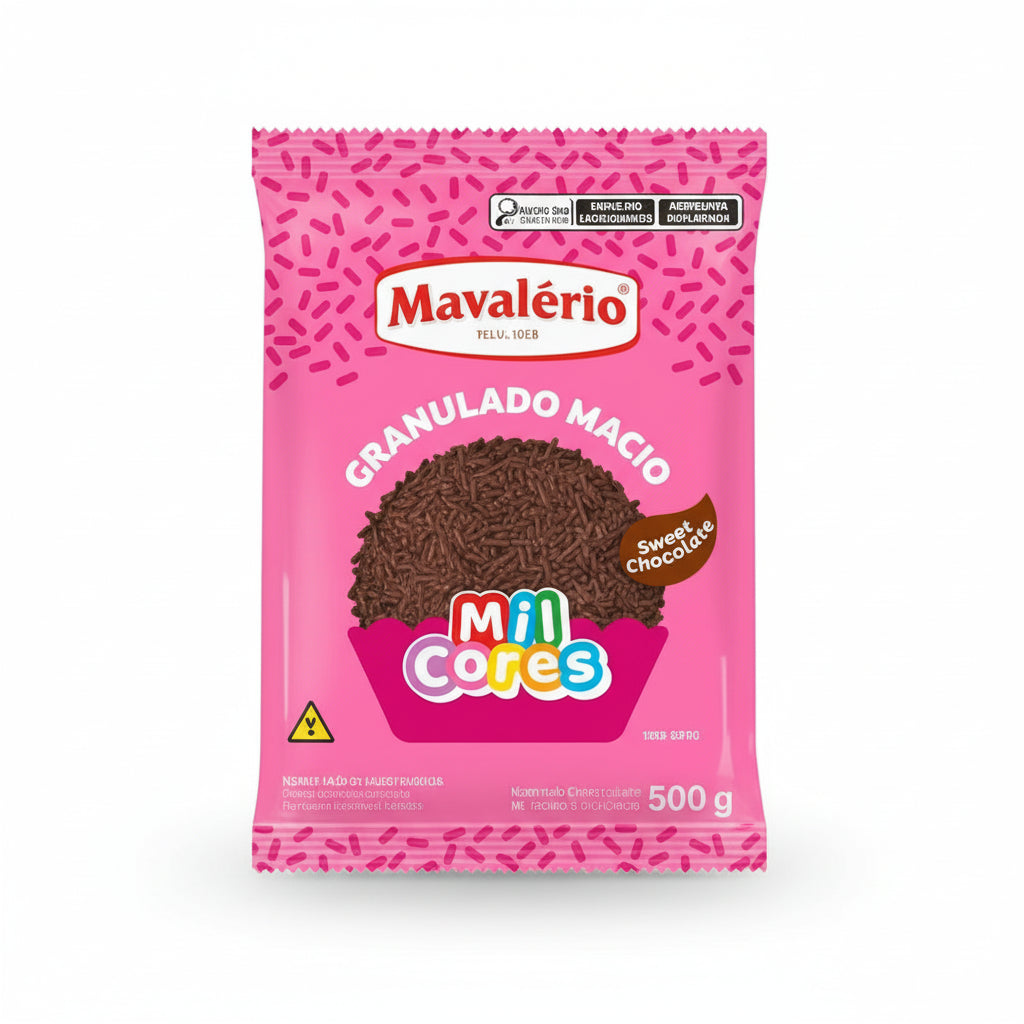 Granulado Sabor Chocolate Mil Cores (500g)