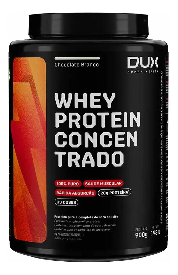 Whey Protein Dux Concentrado Pote (Unidade | 900g) - Sabor: