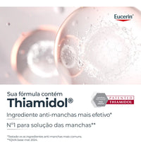 EUCERIN Protetor Solar Facial Antimanchas Cor Clara FPS 70 50ml, Pigment Control, Proteção UVA, UVB e Luz Visível, Thiamidol