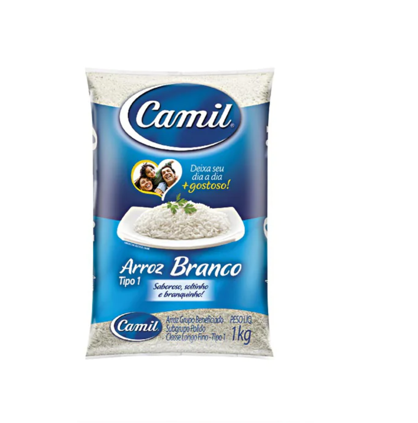 Camil Arroz Branco Tipo 1 (1Kg)