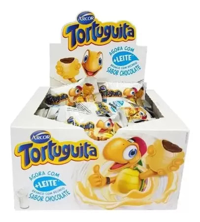 Arcor Tortuguita Chocolate Branco Caixa (24x15,5g | 372g)