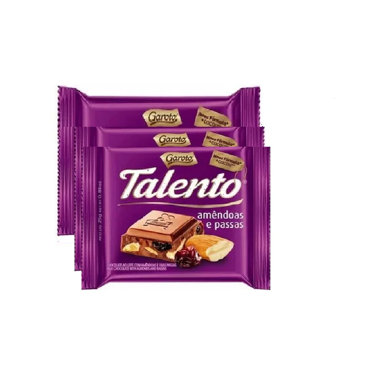 Garoto Talento Chocolate (3x85g)