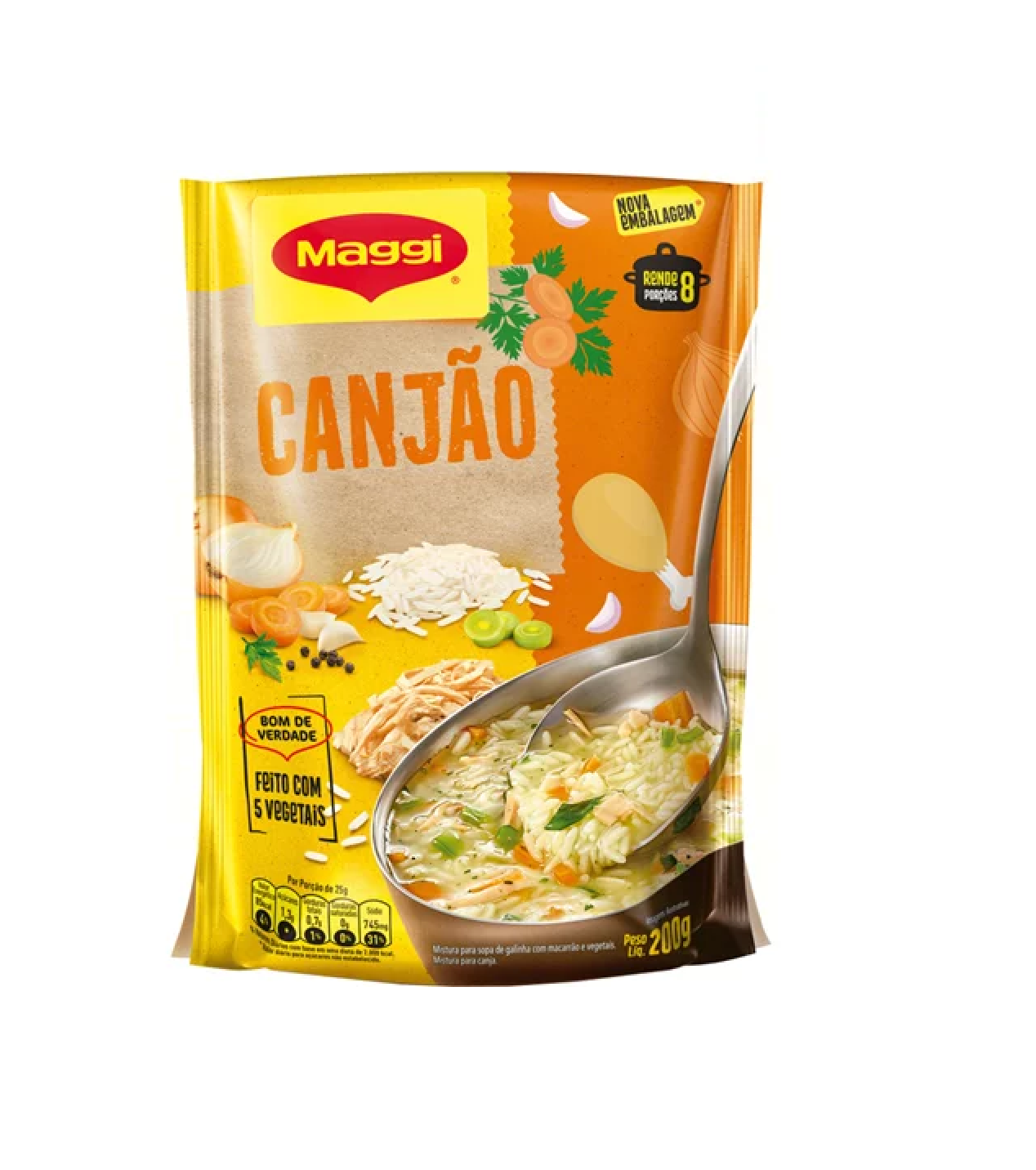 Maggi Hearty Soup: Chicken, Rice, and Vegetables (200g)