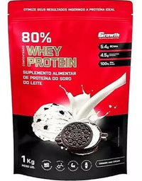 Growth Whey Protein Concentrado (1Kg) - Sabores: