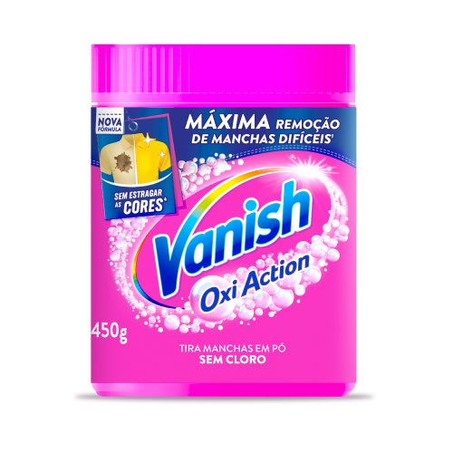 Vanish Tira Manchas em Pó Multi Power Oxi Action para Roupas Coloridas (450g)