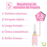 Impala Esmalte Cremoso: Gatinha (7,5ml)
