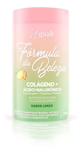 Gaab Fórmula da Beleza Colágeno Ácido Hialurônico - 1 Unidade (200g)