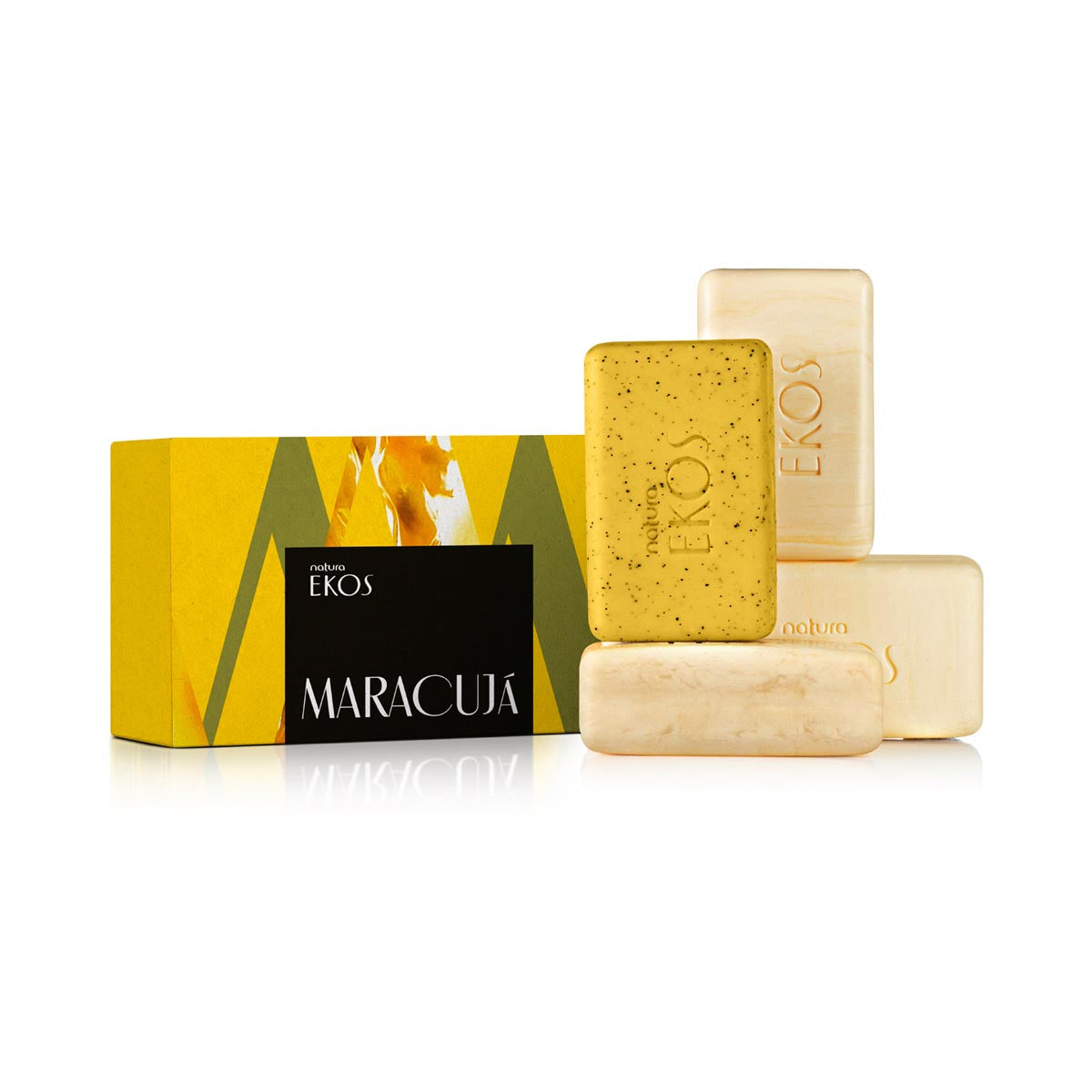Natura Ekos Sabonete em Barra Cremoso e Esfoliante: Maracujá (100g)