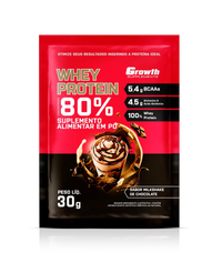 Growth Whey Protein Concentrado (30g) - Sabores: