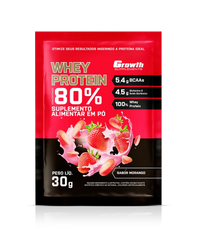 Growth Whey Protein Concentrado (30g) - Sabores: