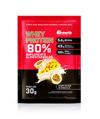 Growth Whey Protein Concentrado (30g) - Sabores: