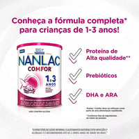 Nestlé Nanlac Comfor 1 a 3 anos (800g)