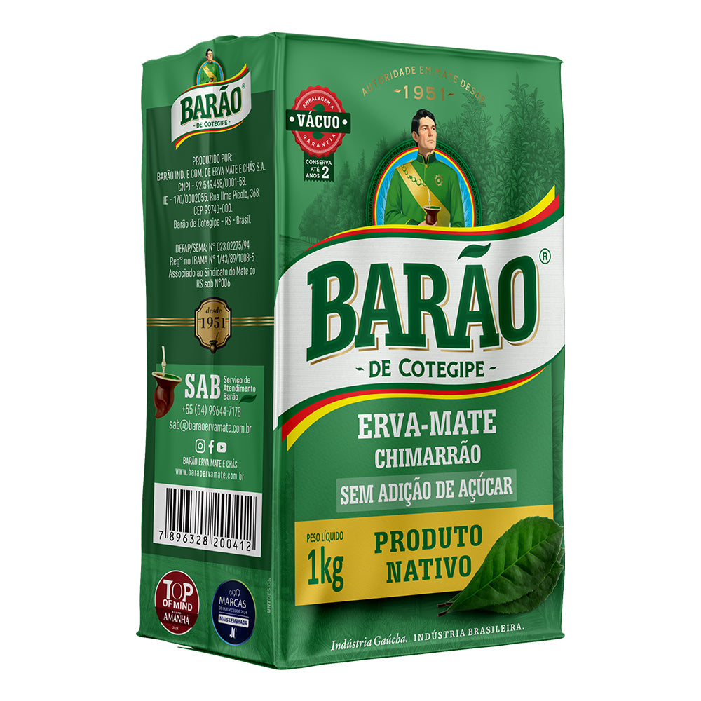 Barão Erva Mate Chimarrão sem adição de açucar 1kg