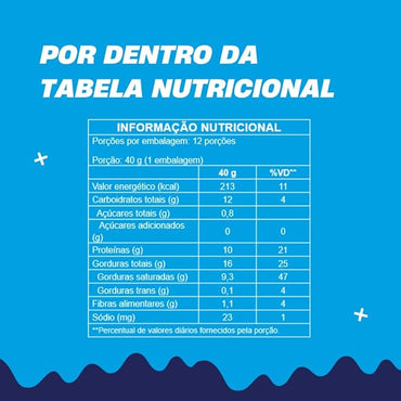 +Mu Crushbar Cookies'n Cream - Caixa com 12 Unidades (420g)