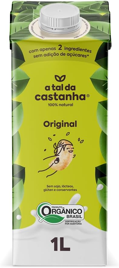 A Tal Da Castanha Bebida Vegetal - Unidade (1L) - Sabor: