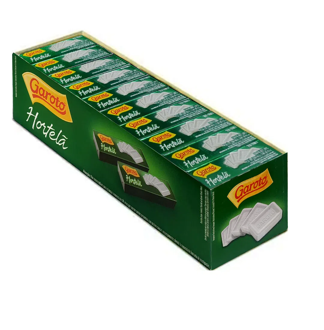 Garoto Pastilha Hortelã Caixa com 40 Unidades (680g)
