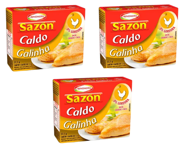 Sazón Caldo Galinha (3x32,5g)