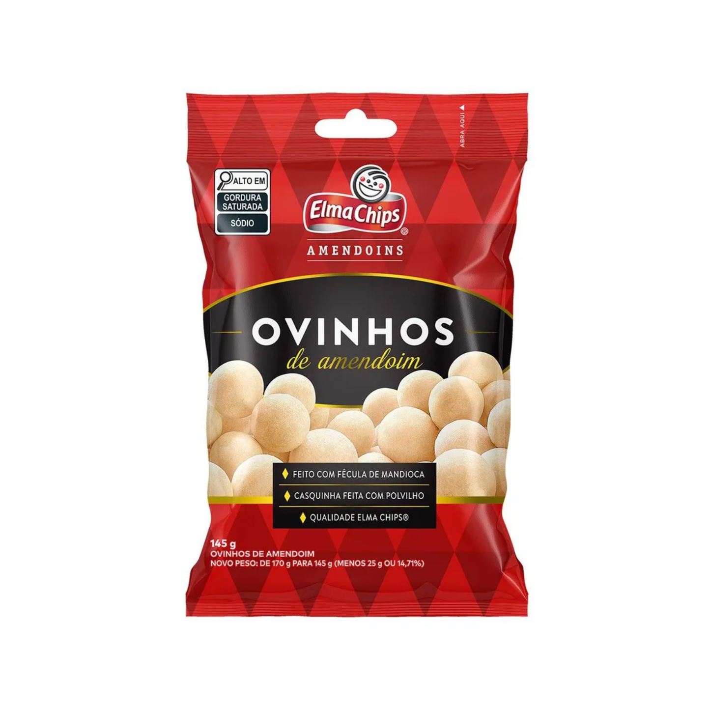 Elma Chips Ovinhos de Amendoim (145g).