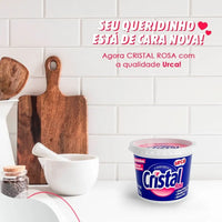 Sabão Em Pasta Cristal Rosa 500g Limpeza Multiuso