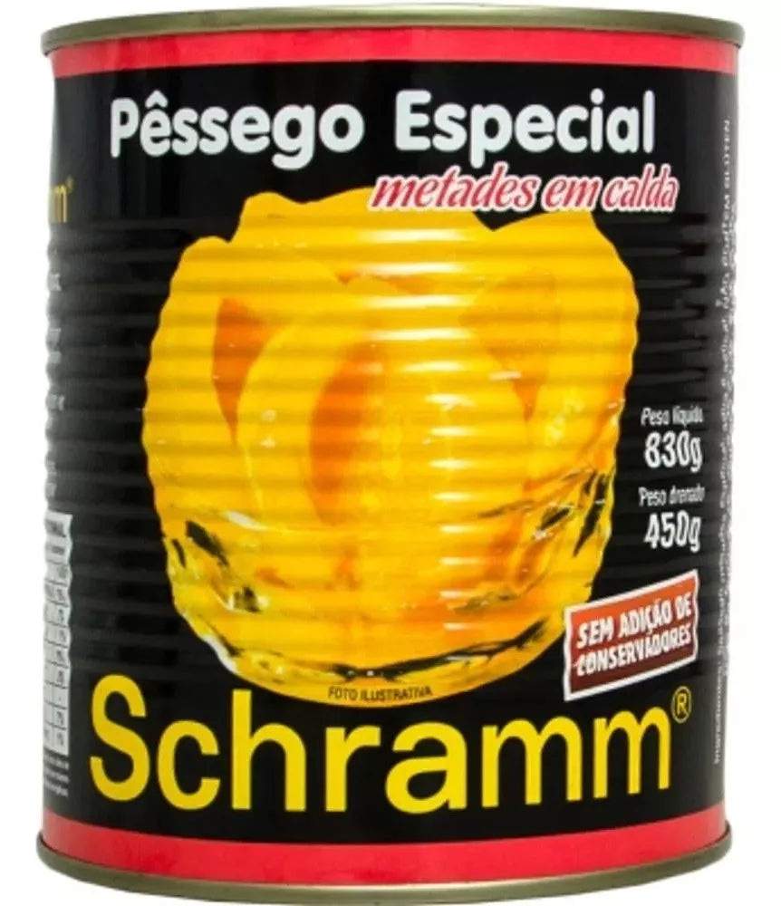 Pêssego Calda Schramm (830g)
