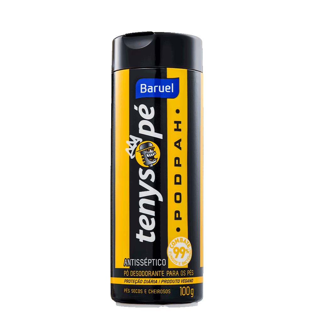 Talco Antisséptico para os Pés Tenys Pé Baruel - Unidade (100g)