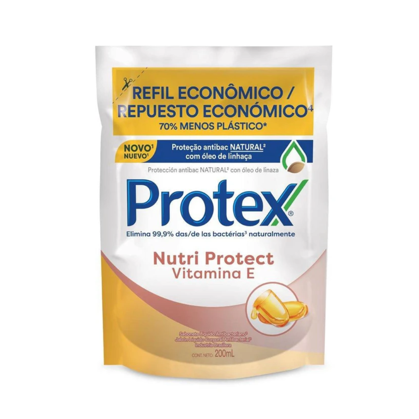 Protex Nutri Protect Vitamin E Liquid Soap Refill (200ml)