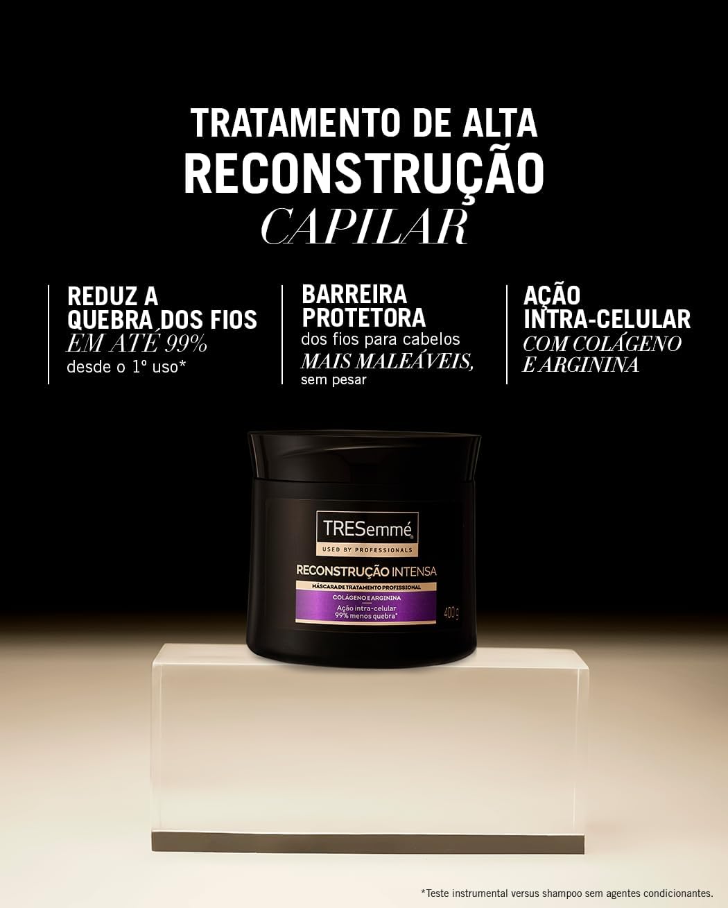 TRESemmé Máscara Reconstrução Intensa Colágeno e Arginina (400g)