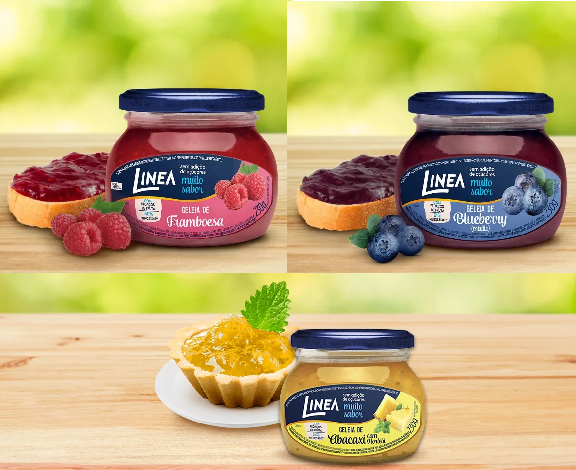 Linea Geléia - Zero Açúcar Muito Sabor (230g) - Sabores: