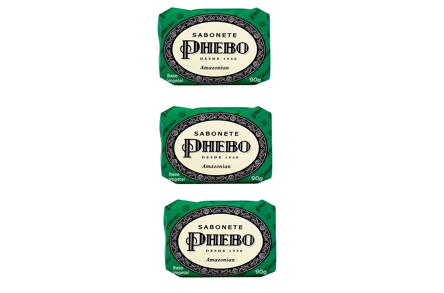 Phebo Sabonete Amazonian (3x90g)