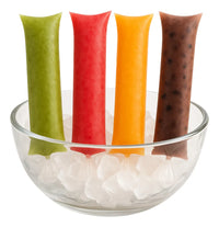 Saquinhos Plásticos para Talher, Geladinho ou Sacolé 4x24 cm e 6x24 Pacote com 100 Unidades