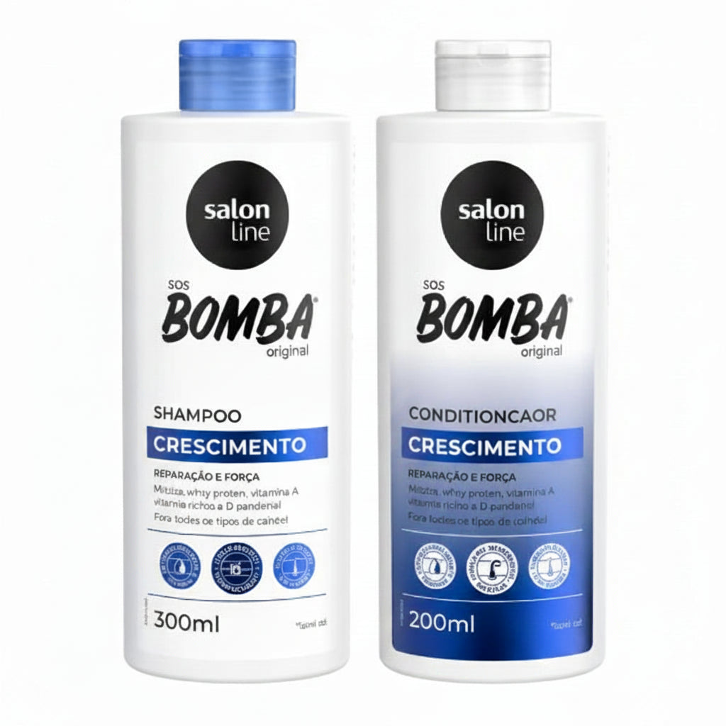 Salon Line - Growth Kit Shampoo + Conditioner S.O.S. Bomba (500ml)