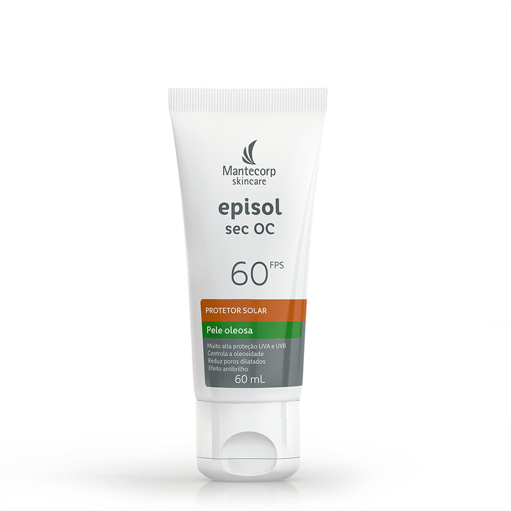 Episol Protetor Solar Sec OC Fps 60 - Unidade (60ml) - Cores: