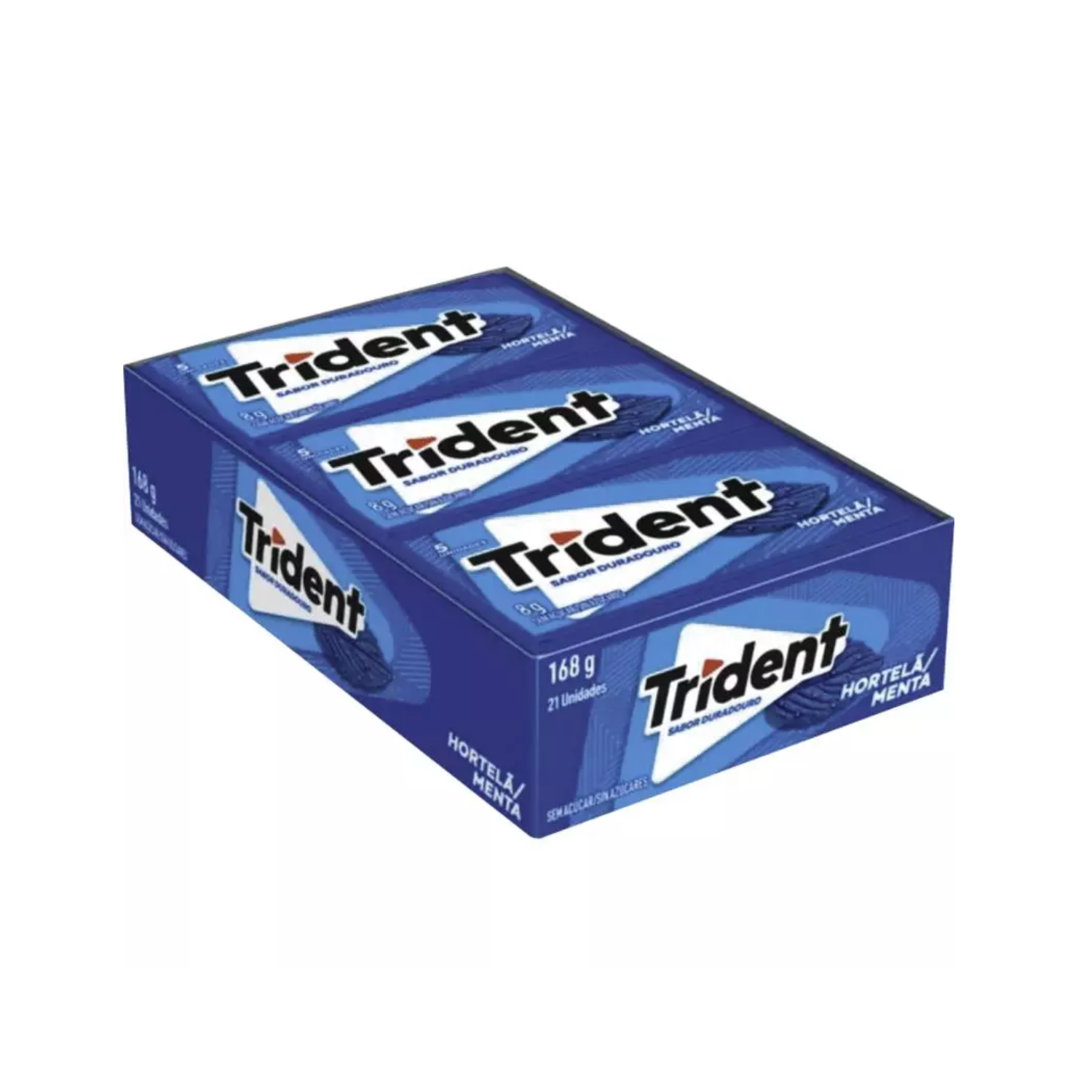 Trident Chiclete: Hortelã \ Menta - 21x8g (168g)