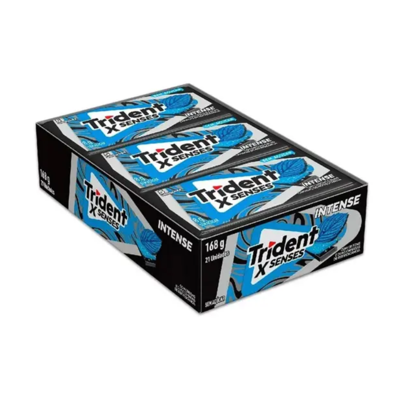 Trident Chiclete X Senses: Intense Sem Açúcar