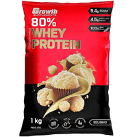 Growth Whey Protein Concentrado (1Kg) - Sabores: