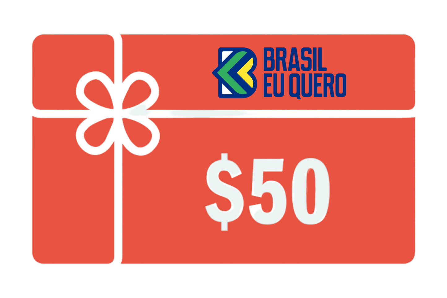 Brasil Eu Quero! Gift Card para um presente