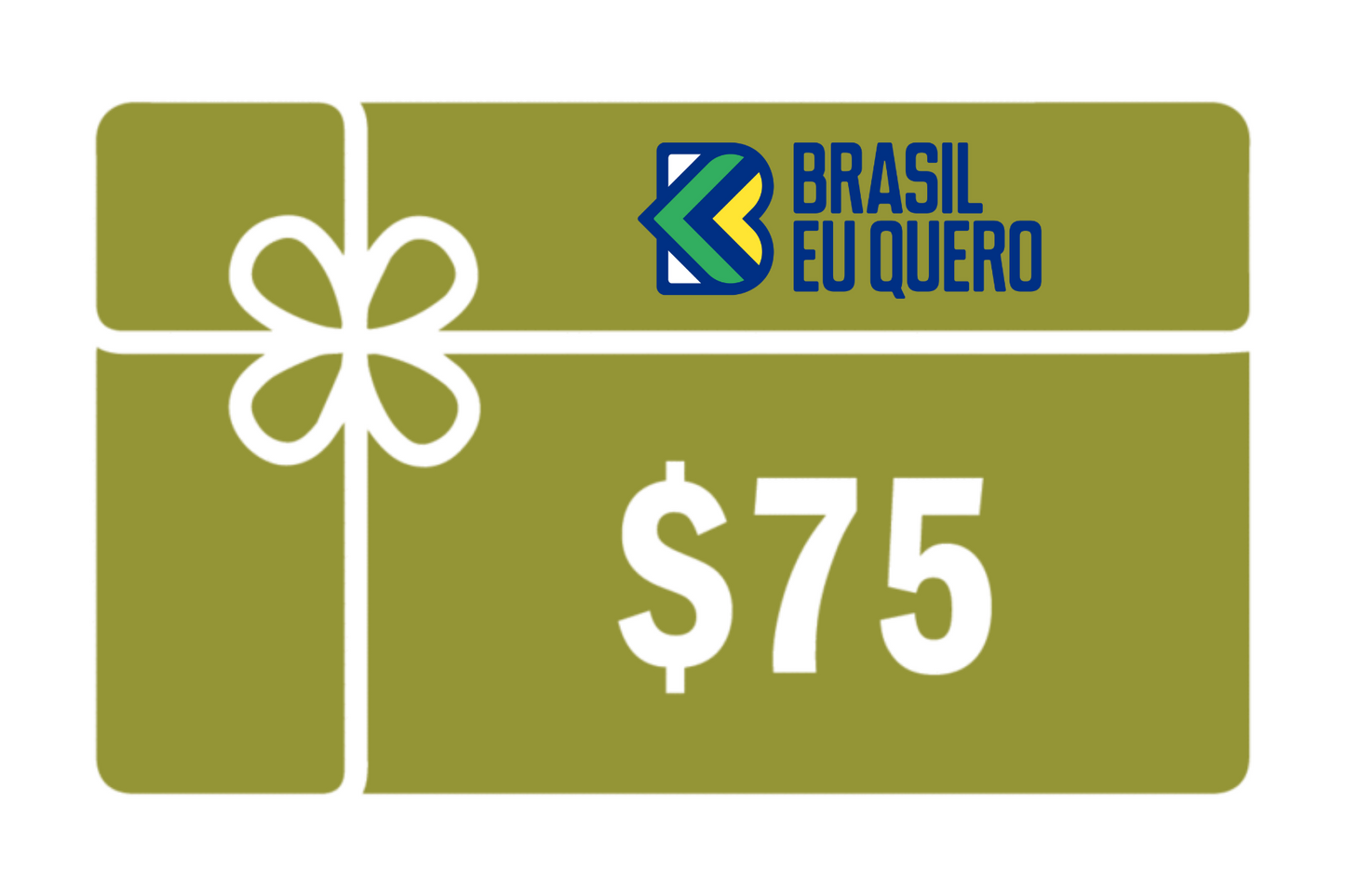Brasil Eu Quero! Gift Card para um presente