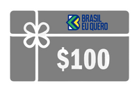 Brasil Eu Quero! Gift Card para um presente