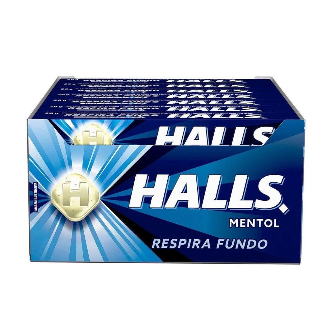 Halls Drops Mentol (21x28g | 588g)