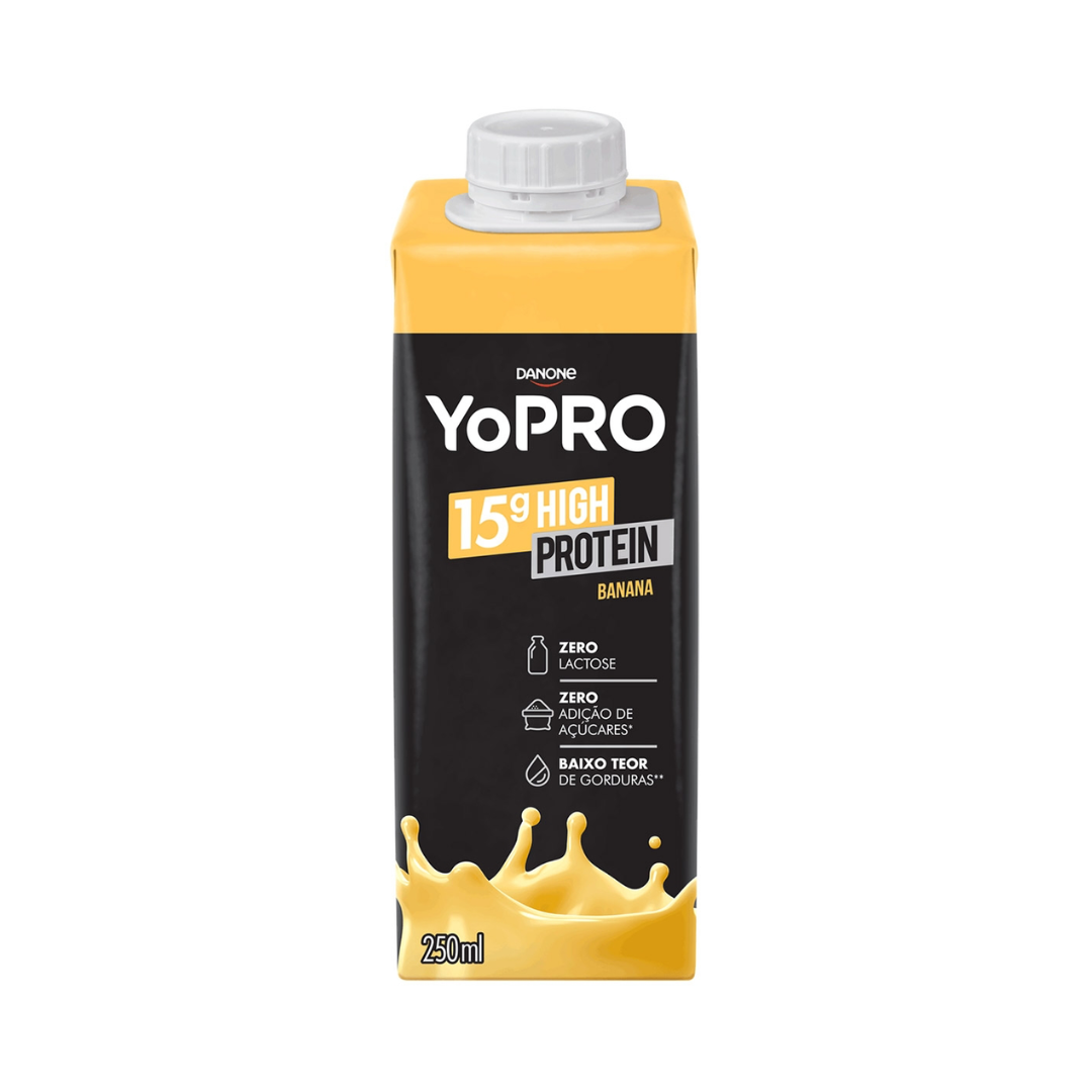 YoPro Bebida Láctea UHT - Banana (250ml)