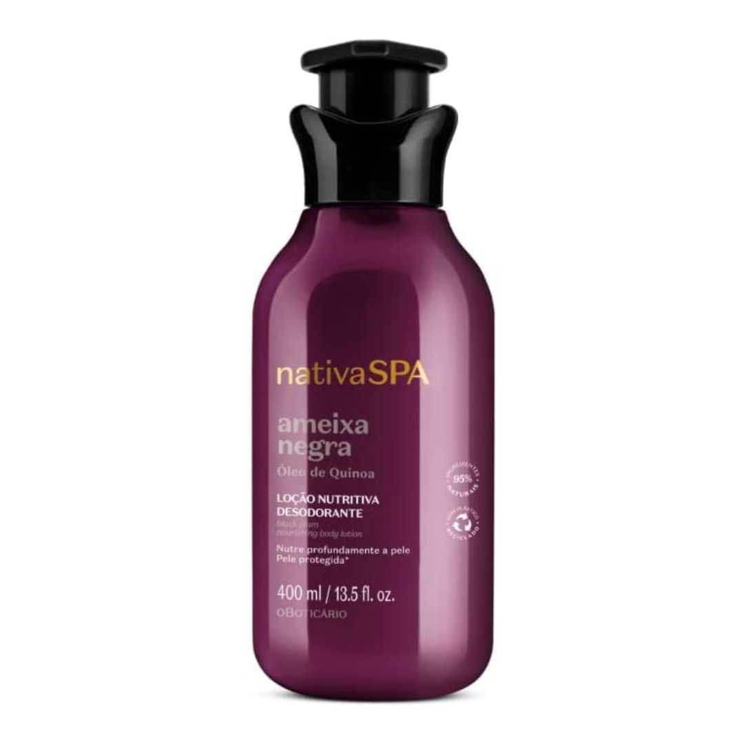 O Boticário Loção Hidratante Corporal Nativa SPA: Ameixa Negra com Óleo de Quinoa (400ml)
