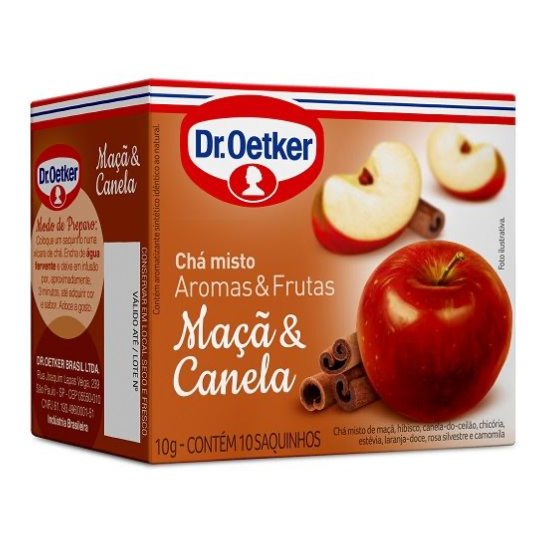 Dr. Oetker Chá de Maçã com Canela (10g).