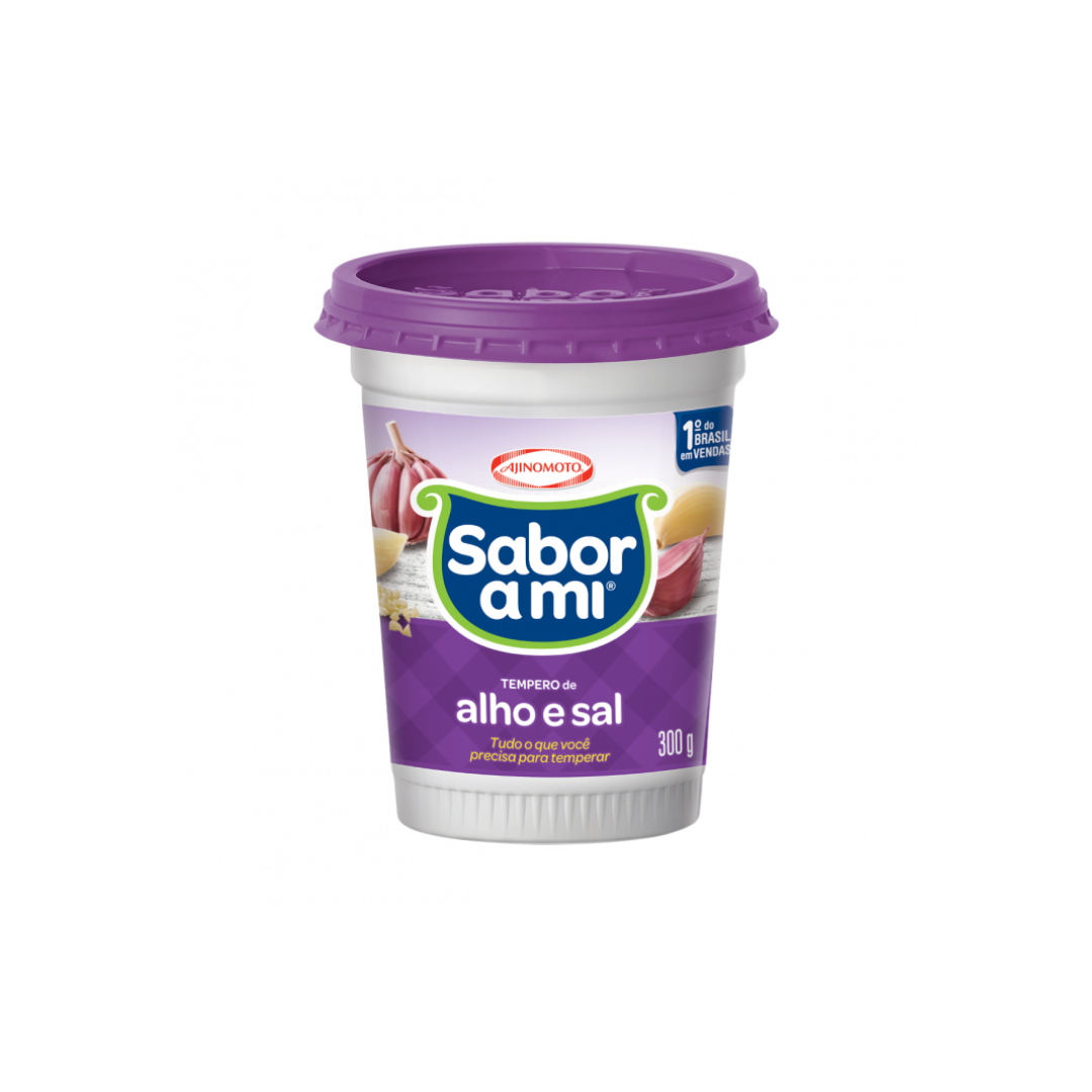 Tempero Sabor A Mi® Alho e Sal Ajinomoto (300g). Oferta! 20% Off [Val.: 09/07/26]