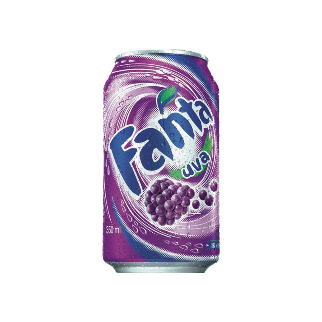 Fanta Refrigerante Uva Lata (350ml)