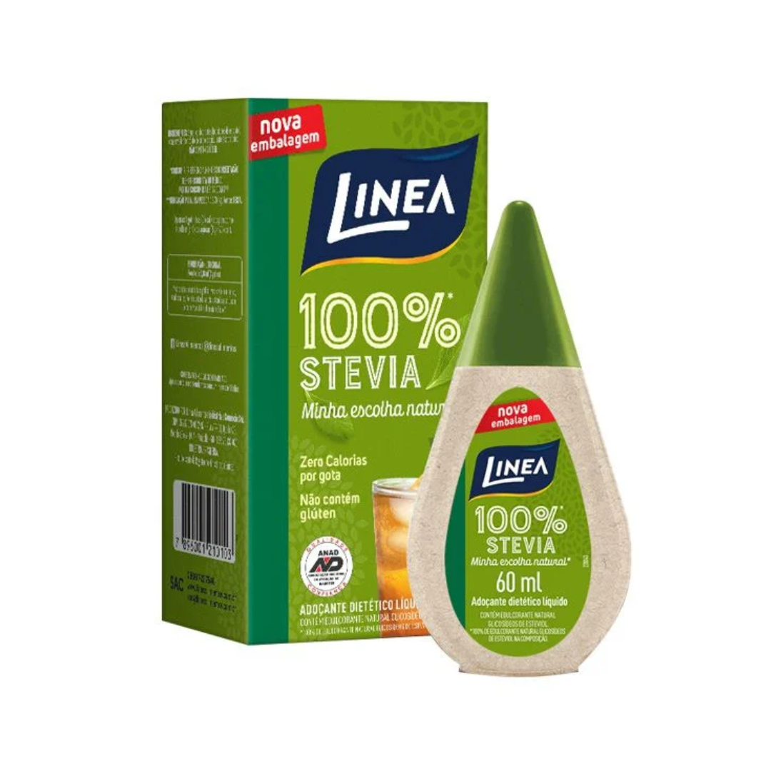 Linea Adoçate Líquido - Dietético 100% Stevia (60ml)